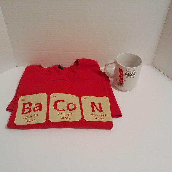 Elements of Bacon T-shirt & Funny Coffee /Tea Mug… - Picture 4 of 12
